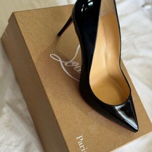 Christian LouBoutin Pigalle Follies Black Patent